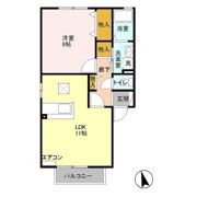 エスポワール Ⅰの間取り画像