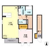 プラザハイツ Dの間取り画像