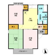 リッツハウス Aの間取り画像