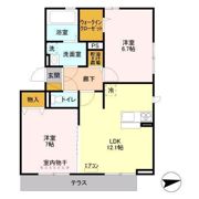 ルーエ Bの間取り画像