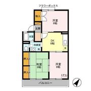 グランメールめぐみ Bの間取り画像
