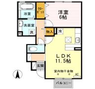 クロワール B棟の間取り画像