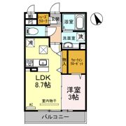 メゾンドールMの間取り画像