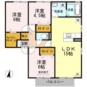 グレイスヒルズ蔵王 C棟の間取り画像