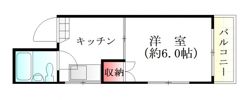 ULTIMATE ONE BLDG宇品の間取り画像