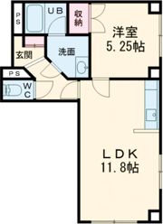リベルテ五稜郭の間取り画像