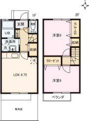 コート西砂Aの間取り画像