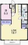 網干区坂上アパート1の間取り画像