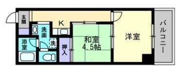 花園パークマンションの間取り画像
