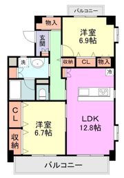 リビングベースⅤの間取り画像