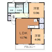 レジデンス・ハラⅢの間取り画像