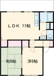 JAボナール上の丸Bの間取り画像