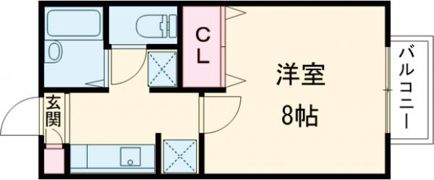 ハイマートK B棟の間取り画像