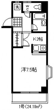 アソシエ大町の間取り画像