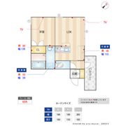 カトラス天神南の間取り画像