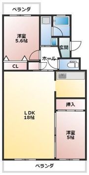 ファミーユ二日町の間取り画像