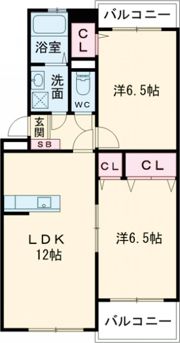 プレステージレオ壱番館の間取り画像