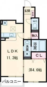 サニーハウスの間取り画像