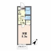 タートルヒルズBの間取り画像