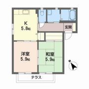 ボヌールⅡDの間取り画像