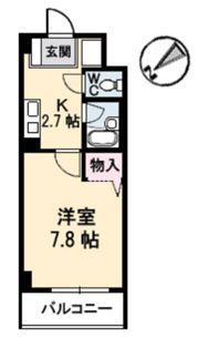 JRBハイツ横川の間取り画像