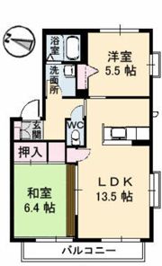ボナールWESTの間取り画像