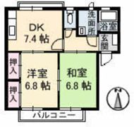 フレグランスKⅡの間取り画像
