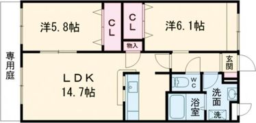 Major大津北の間取り画像