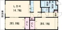 Major大津北の間取り画像