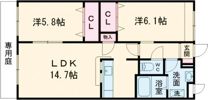 Major大津北の間取り画像