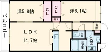 Major大津北の間取り画像