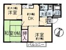 フレグランス南風Ⅱ A棟の間取り画像