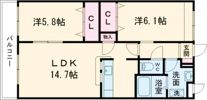 Major大津北の間取り画像
