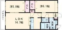 Major大津北の間取り画像