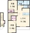 フォルティア Cの間取り画像