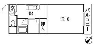 クレールIWAIの間取り画像