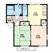 フレグランス浜 Aの間取り画像