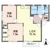 ウエストレジデンス Eの間取り画像