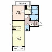 パルテール若里の間取り画像