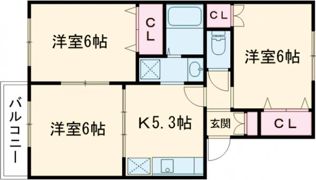 ウエストアネシス壱番館の間取り画像