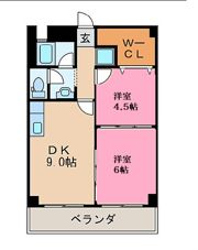 吉田マンションの間取り画像