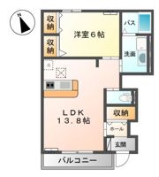 メゾン・アンソレイユの間取り画像