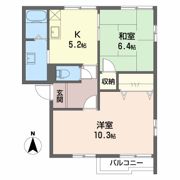 ルミエール真弓 Aの間取り画像