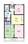 マイフレンドの間取り画像