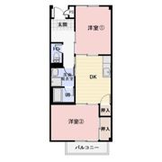 クレール三滝台の間取り画像