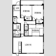 三旺マンション第2社台の間取り画像