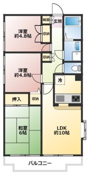 ボタニカテラスの間取り画像