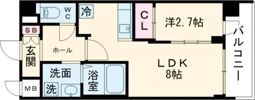 アドバンス京都クラッセの間取り画像