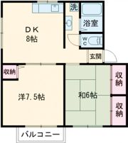 メゾンクレールAの間取り画像