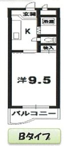 クイーンハイツの間取り画像